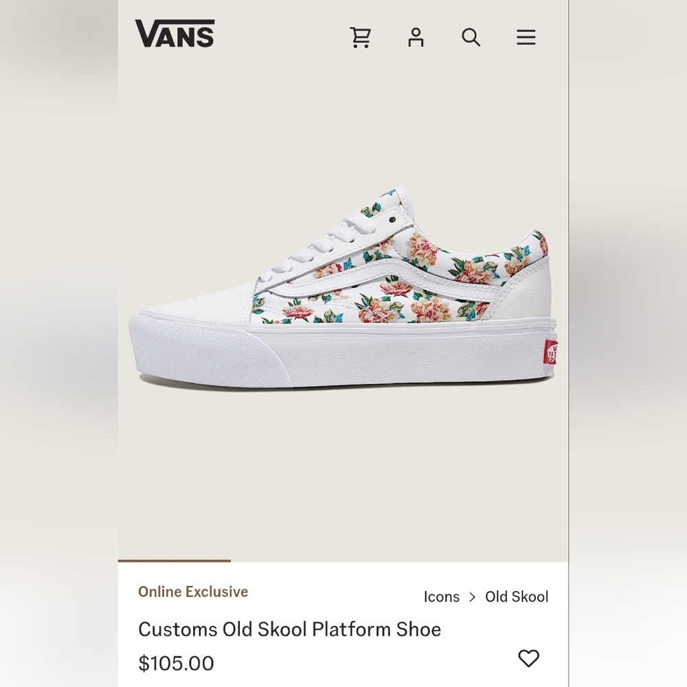 NWOB | Vans Customs Old Skool Platform Shoe Sunflower Checkerboard - Picture 8 of 8